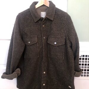 Women’s Vuori Sycamore Shacket Dark Olive/Cocoa